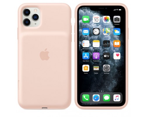 Чехол iPhone 11 Pro Max Smart Battery Case with Wireless Charging - Pink Sand