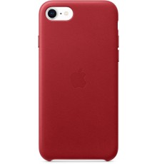 Чехол iPhone SE Leather Case - (PRODUCT)RED                                                                                                                                                                                                               