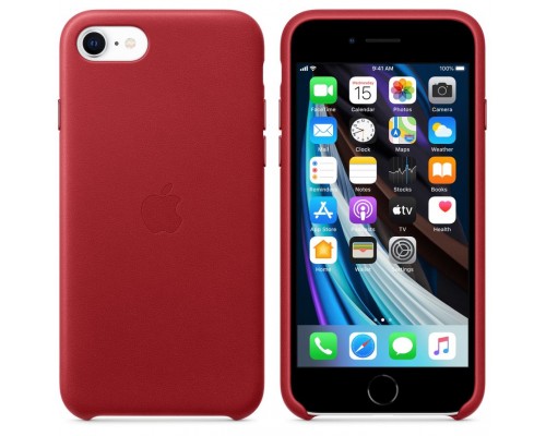Чехол iPhone SE Leather Case - (PRODUCT)RED Чехол iPhone SE Leather Case - (PRODUCT)RED