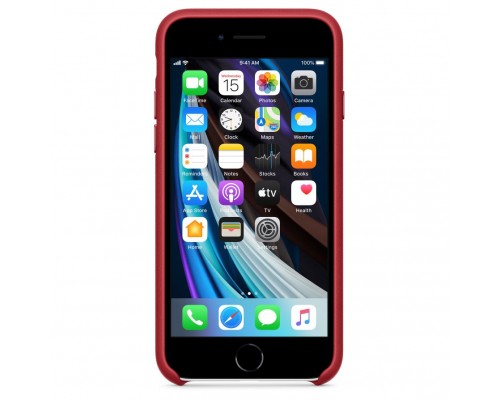 Чехол iPhone SE Leather Case - (PRODUCT)RED Чехол iPhone SE Leather Case - (PRODUCT)RED