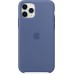 Чехол iPhone 11 Pro Silicone Case - Linen Blue