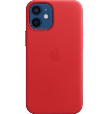 Чехол iPhone 12 mini Leather Case with MagSafe - (PRODUCT)RED                                                                                                                                                                                             