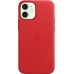 Чехол iPhone 12 mini Leather Case with MagSafe - (PRODUCT)RED