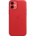 Чехол iPhone 12 mini Leather Case with MagSafe - (PRODUCT)RED