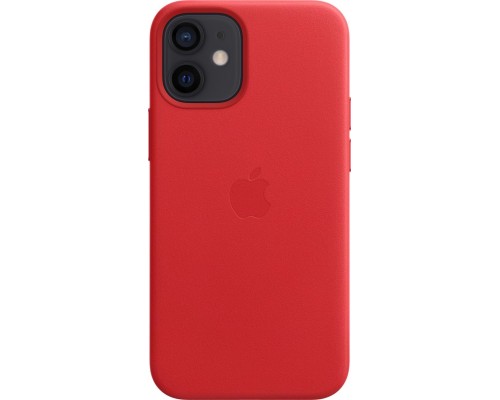 Чехол iPhone 12 mini Leather Case with MagSafe - (PRODUCT)RED