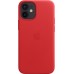 Чехол iPhone 12 mini Leather Case with MagSafe - (PRODUCT)RED