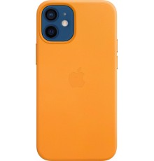 Чехол iPhone 12 mini Leather Case with MagSafe - California Poppy                                                                                                                                                                                         