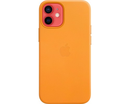 Чехол iPhone 12 mini Leather Case with MagSafe - California Poppy