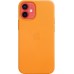 Чехол iPhone 12 mini Leather Case with MagSafe - California Poppy