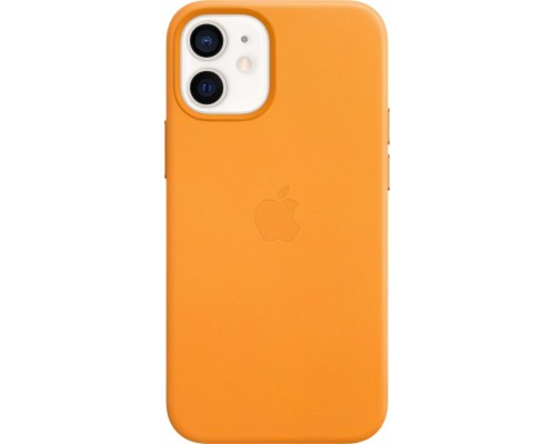 Чехол iPhone 12 mini Leather Case with MagSafe - California Poppy