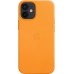 Чехол iPhone 12 mini Leather Case with MagSafe - California Poppy