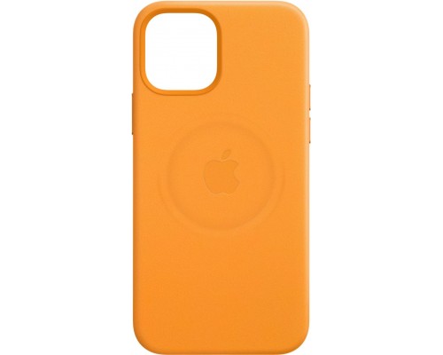 Чехол iPhone 12 mini Leather Case with MagSafe - California Poppy