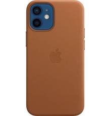 Чехол iPhone 12 mini Leather Case with MagSafe - Saddle Brown                                                                                                                                                                                             