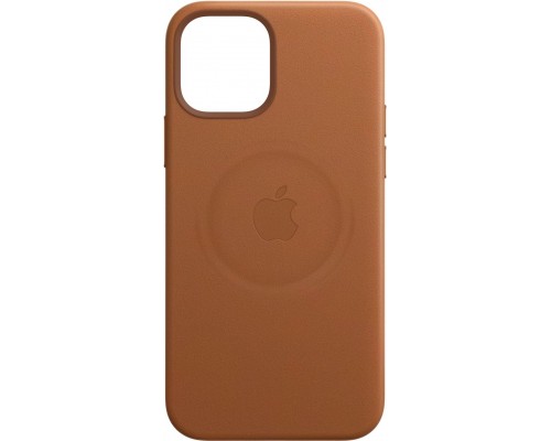 Чехол iPhone 12 mini Leather Case with MagSafe - Saddle Brown