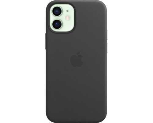 Чехол iPhone 12 mini Leather Case with MagSafe - Black