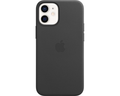 Чехол iPhone 12 mini Leather Case with MagSafe - Black