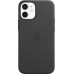 Чехол iPhone 12 mini Leather Case with MagSafe - Black