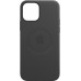 Чехол iPhone 12 mini Leather Case with MagSafe - Black