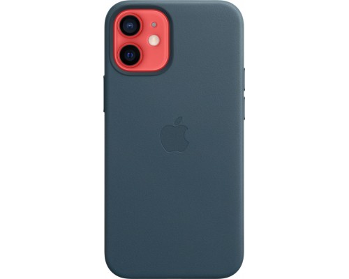 Чехол iPhone 12 mini Leather Case with MagSafe - Baltic Blue