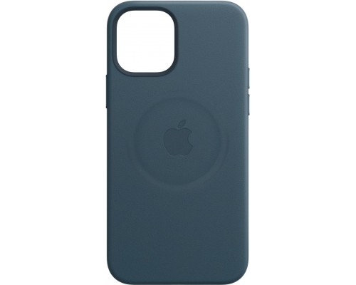 Чехол iPhone 12 mini Leather Case with MagSafe - Baltic Blue