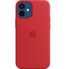 Чехол iPhone 12 mini Silicone Case with MagSafe - (PRODUCT)RED                                                                                                                                                                                            