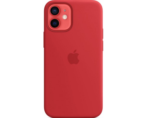 Чехол iPhone 12 mini Silicone Case with MagSafe - (PRODUCT)RED