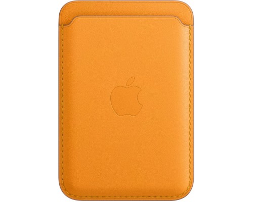 Чехол iPhone Leather Wallet with MagSafe - California Poppy