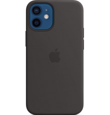 Чехол iPhone 12 mini Silicone Case with MagSafe - Black                                                                                                                                                                                                   