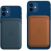 Чехол iPhone Leather Wallet with MagSafe - Baltic Blue