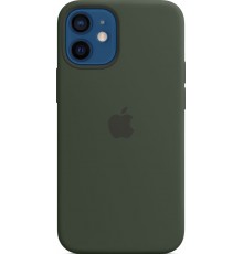 Чехол iPhone 12 mini Silicone Case with MagSafe - Cypress Green                                                                                                                                                                                           