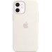 Чехол iPhone 12 mini Silicone Case with MagSafe - White