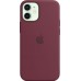 Чехол iPhone 12 mini Silicone Case with MagSafe - Plum