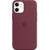 Чехол iPhone 12 mini Silicone Case with MagSafe - Plum