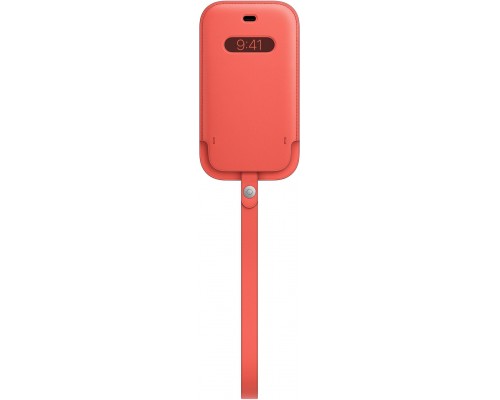 Чехол iPhone 12 mini Leather Sleeve with MagSafe - Pink Citrus