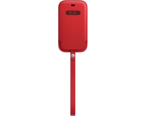 Чехол iPhone 12 mini Leather Sleeve with MagSafe - (PRODUCT)RED