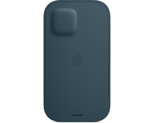 Чехол iPhone 12 | 12 Pro Leather Sleeve with MagSafe - Baltic Blue