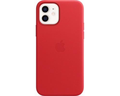 Чехол iPhone 12 | 12 Pro Leather Case with MagSafe - (PRODUCT)RED