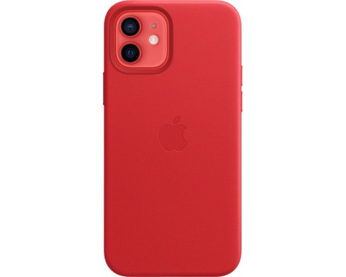 Чехол iPhone 12 | 12 Pro Leather Case with MagSafe - (PRODUCT)RED