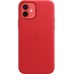 Чехол iPhone 12 | 12 Pro Leather Case with MagSafe - (PRODUCT)RED