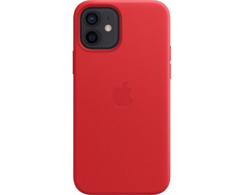 Чехол iPhone 12 | 12 Pro Leather Case with MagSafe - (PRODUCT)RED