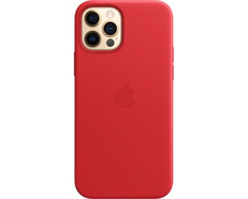 Чехол iPhone 12 | 12 Pro Leather Case with MagSafe - (PRODUCT)RED