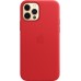 Чехол iPhone 12 | 12 Pro Leather Case with MagSafe - (PRODUCT)RED