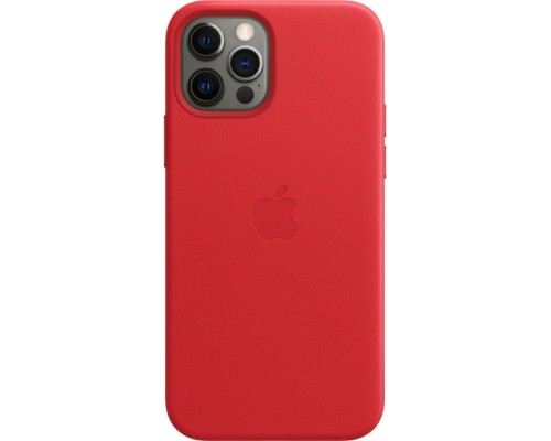 Чехол iPhone 12 | 12 Pro Leather Case with MagSafe - (PRODUCT)RED