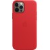 Чехол iPhone 12 | 12 Pro Leather Case with MagSafe - (PRODUCT)RED