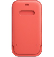 Чехол iPhone 12 | 12 Pro Leather Sleeve with MagSafe - Pink Citrus                                                                                                                                                                                        