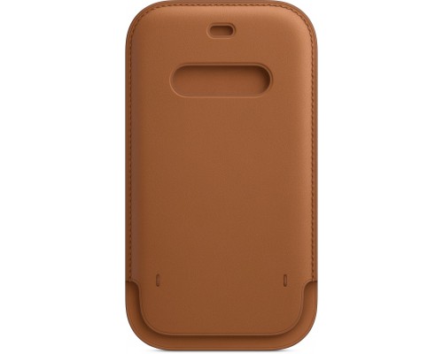 Чехол iPhone 12 | 12 Pro Leather Sleeve with MagSafe - Saddle Brown