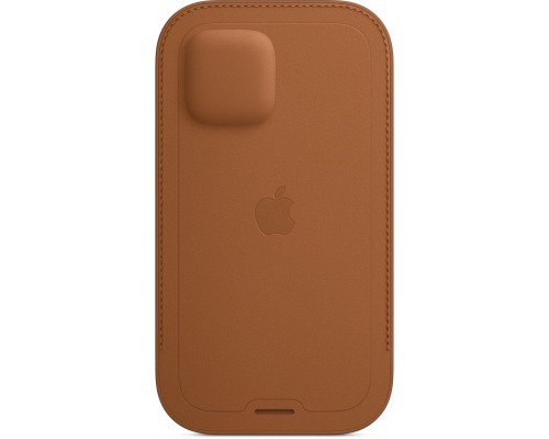 Чехол iPhone 12 | 12 Pro Leather Sleeve with MagSafe - Saddle Brown