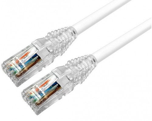 Патчкорд NPC CAT 6, SHD, LSZH, white, 3 m