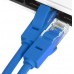 Патчкорд Greenconnect  прямой 30.0m, UTP кат.5e, синий, позолоченные контакты, 24 AWG, литой, GCR-LNC01-30.0m, ethernet high speed 1 Гбит/с, RJ45, T568B