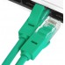 Патчкорд Greenconnect  прямой 30.0m, UTP кат.5e, зеленый, позолоченные контакты, 24 AWG, литой, GCR-LNC05-30.0m, ethernet high speed 1 Гбит/с, RJ45, T568B